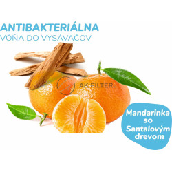 Antibakteriálna vôňa do vysávača MANDARINKA + SANTALOVÉ DREVO - AV 17